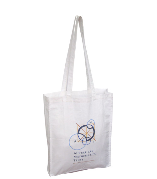 OB138 - Shoulder Strap Gusseted Cotton Bag