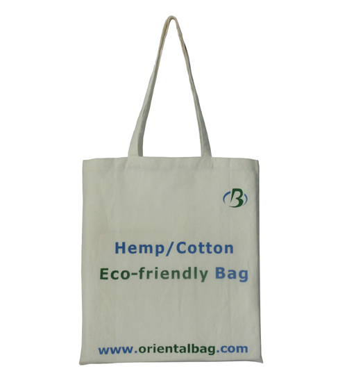 OB302 - Shoulder Strap Hemp / Cotton Bag